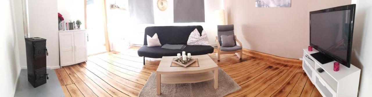 Landidylle Mertensdorf - Ferienwohnung Triglitz Dış mekan fotoğraf